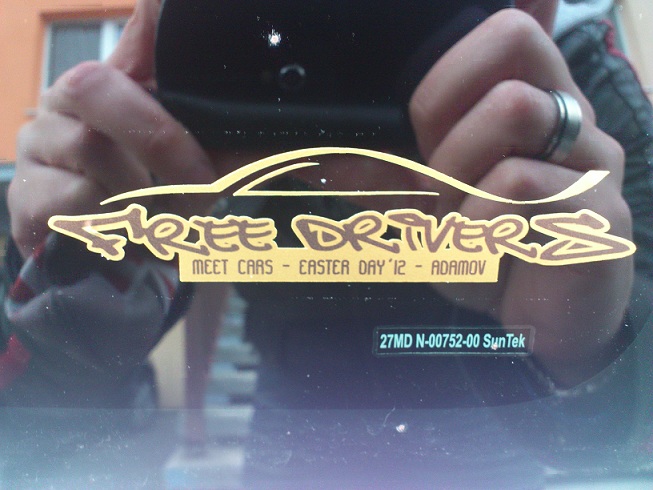 Nálepka Free Drivers